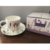 Lavender cup and saucer set